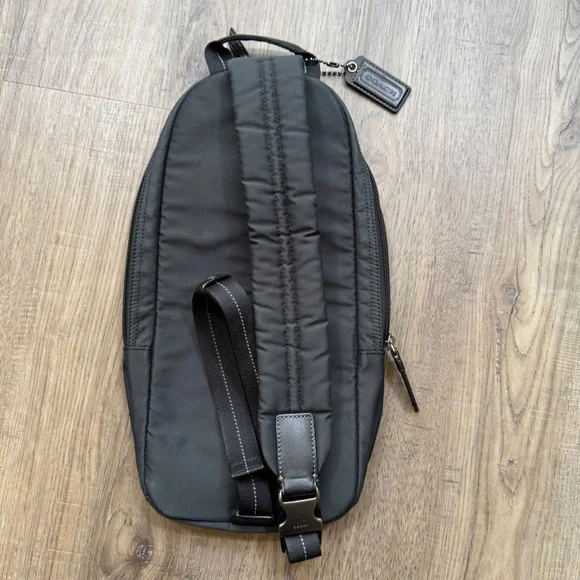 Coach Varick Nylon and Leather Sling Bag - Picture 6 of 9